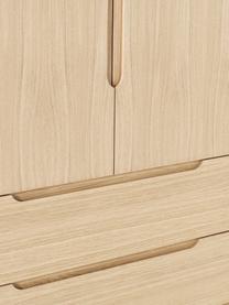 Kleiner Kleiderschrank Cassy, 2-türig, Beine: Eichenholz Dieses Produkt, Eichenholz, B 100 x H 195 cm