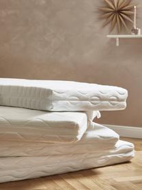 Colchón de espuma de 7 zonas Comfort Young, Funda: doble tejido con hilo bri, Blanco, 90 x 200 cm