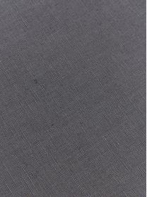 Tovaglia con nappe Benini, 85% cotone, 15% lino, Grigio scuro, Per 6-10 persone  (Larg.130 x Lung. 270 cm)