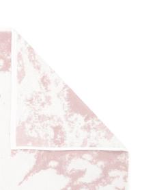 Asciugamano con motivo effetto marmo Malin, Rosa chiaro, bianco, Asciugamano per ospiti, Larg. 30 x Lung. 50 cm, 2 pz