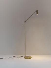 Moderní lampa na čtení Cassandra, Zlatá, V 152 cm