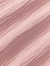 Mušelínová obliečka na vankúš Odile, Tmavoružová, Š 40 x D 80 cm