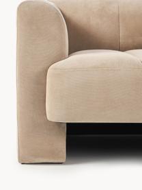 Fauteuil Bobi, Bekleding: 88% polyester, 12% nylon , Frame: massief grenenhout (FSC-g, Geweven stof beige, B 100 x H 82 cm