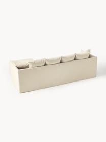 Ecksofa Mila (3-Sitzer), Bezug: 100% Polyester Der hochwe, Gestell: Kieferholz, Faserplatte, , Webstoff Dunkelbeige, B 230 x T 170 cm, Eckteil rechts