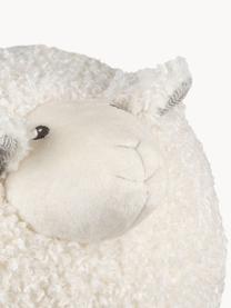 Peluche mouton Shaggy, Polyester, Blanc crème, larg. 30 x haut. 30 cm