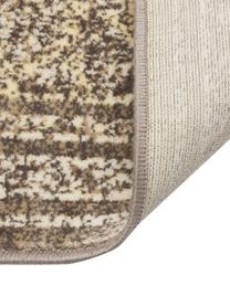 Tappeto vintage tonalità beige Rugged, 66% viscosa, 25% cotone, 9% poliestere, Beige, marrone, Larg. 170 x Lung. 240 cm (taglia M)