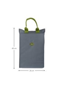 Kniemat Lerane, Bekleding: polyester, Grijs, B 26 x L 40 cm