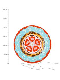 Set van 6 kleurrijke ontbijtborden Nador, Keramiek, Multicolour, Ø 21 cm