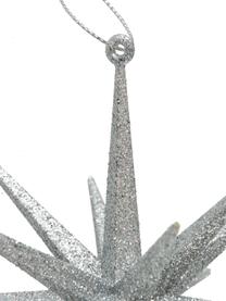 Baumanhänger Tove, 2 Stück, Kunststoff, Silberfarben, Ø 15 x H 15 cm