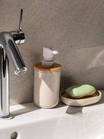 Accessoires de salles de bain Decent, 6 élém., Beige, bois clair, Lot de différentes tailles