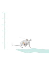 Design-Tischlampe Mouse, Kunstharz, Weiß, 21 x 8 cm