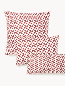 Katoenen kussenhoes Benson, Weeftechniek: renforcé Draaddichtheid 1, Rood, B 60 x L 70 cm