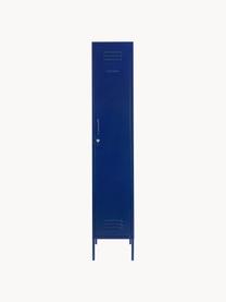 Armario taquilla pequeño The Skinny, Acero con pintura en polvo, Azul oscuro, An 35 x Al 183 cm