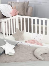 Cuna para bebé regulable Sternenzauber, 45 x 90 cm, Funda: tejido Jacquard, Blanco, An 45 x Al 90 cm