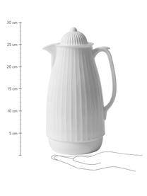 Brocca isolante Juggie, 1 L, Esterno: materiale sintetico, Interno: vetro, Bianco, 1 L