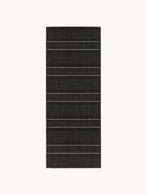 Alfombra de interior/exterior Sunshine, Negro, crema, An 80 x L 200 cm