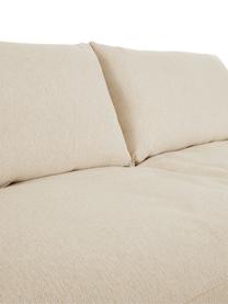 Hoekbank Tribeca, Bekleding: polyester De hoogwaardige, Frame: massief grenenhout, Poten: massief gelakt beukenhout, Geweven stof lichtbeige, B 274 x D 192 cm, hoekdeel rechts