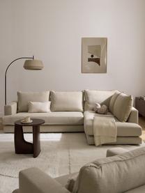 Ecksofa Tribeca, Bezug: 100 % Polyester Der hochw, Gestell: Massives Kiefernholz, Webstoff Beige, B 274 x T 192 cm, Eckteil rechts