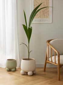 Grote plantenpot Olea, Keramiek, Gebroken wit, Ø 30 x H 32 cm