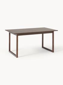 Rozkladací jedálenský stôl Calla, Dubové drevo, hnedá lakovaná, Š 160/240 x H 90 cm