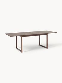 Mesa de comedor extensible Calla, tamaños diferentes, Tablero: fibra de densidad media (, Patas: madera de roble maciza la, Madera de roble pintado negro, An 160/240 x F 90