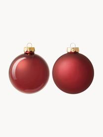Bolas de Navidad Evergreen, tamaños diferentes, Rojo oscuro, Ø 4 cm, 16 uds.