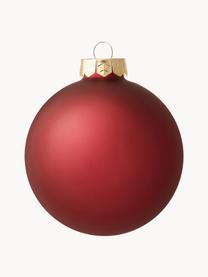 Weihnachtskugeln Evergreen matt/glänzend, verschiedene Größen, Weinrot, Ø 4 cm, 16 Stück