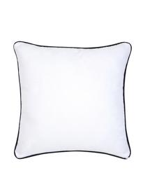 Housse de coussin 40x40 design Leonore von Kera Till, Coton, Brun, noir, larg. 40 x long. 40 cm