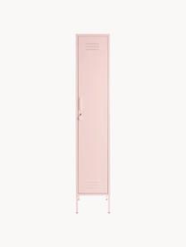 Kleiner Kleiderschrank The Skinny, Stahl, pulverbeschichtet, Hellrosa, B 35 x H 183 cm