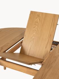 Tavolo rotondo allungabile Montreux, Ø 115-155 cm, Gambe: legno di albero della gom, Legno, Ø 115/155 x Alt. 75 cm