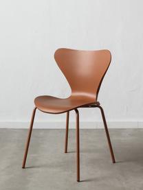 Krzesło z tworzywa sztucznego Pippi, 2 szt., Polipropylen, metal, Brązowy, S 50 x G 47 cm