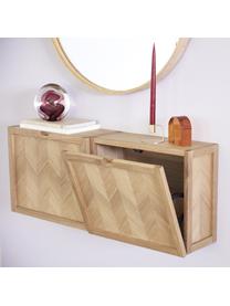 Wand-Schuhschrank Herringbone aus Eichenholz, Korpus: Eichenholz Dieses Produkt, Eichenholz, B 50 x H 40 cm