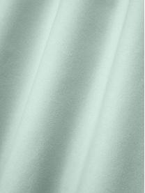 Drap-housse en flanelle Biba, Vert sauge, larg. 200 x long. 200 cm, haut. 25 cm