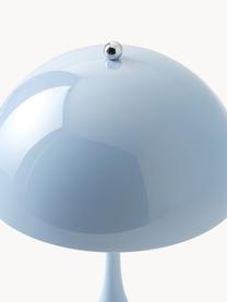 Mobile dimmbare LED-Tischlampe Panthella, H 24 cm, Lampenschirm: Stahl, beschichtet, Stahl Hellblau, Ø 16 x H 24 cm