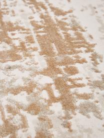 Runder Teppich Cordoba, schimmernd, Flor: 70 % Acryl, 30 % Viskose, Beigetöne, Ø 150 cm (Größe M)