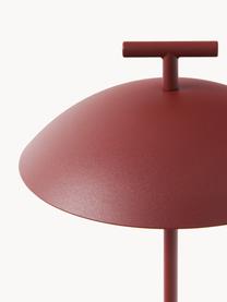 Zewnętrzna lampa stołowa LED z funkcją przyciemniania Mini Geen-A, Metal malowany proszkowo, Rdzawoczerwony, Ø 20 x W 36 cm