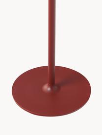 Lampada da tavolo portatile a LED da interno-esterno Mini Geen-A, luce regolabile, Metallo verniciato a polvere, Rosso ruggine, Ø 20 x Alt. 36 cm