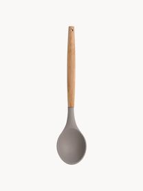 Cuillère de cuisine Silico, Plastique, bois, Grège, bois clair, long. 32 cm