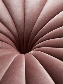 Pouf per bambini in velluto Terassa, Rivestimento: velluto (100% poliestere), Velluto rosa cipria, Ø 57 x Alt. 20 cm