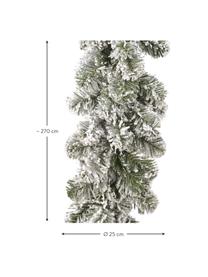 Guirnalda Imperial, 270 cm, Plástico, Verde, blanco, Ø 25 x L 270 cm
