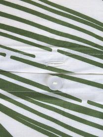 Pościel z bawełny Alessa, Biały, jasny zielony, ciemny zielony, 135 x 200 cm + 1 poduszka 80 x 80 cm