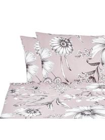 Set lenzuola in cotone Field, Cotone

La biancheria da letto in cotone è piacevolmente morbida sulla pelle, assorbe bene l'umidità ed è adatta per chi soffre di allergie, Rosa cipria, grigio, bianco, 240 x 270 cm + 2 federe 50 x 80 cm