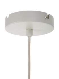 Hanglamp Beau van netstof, Lampenkap: textiel, Lichtbeige, Ø 52 x H 52 cm