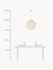 Suspension en tulle Beau, Beige clair, Ø 55 x haut. 52 cm