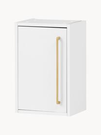 Bad-Hängeschrank Palladia, B 30 cm, Griff: Metall, beschichtet, Weiß, Goldfarben, B 30 x H 46 cm