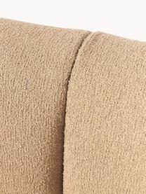 Modulaire bouclé hoekbank Sofia (4-zits), Bekleding: bouclé (100% polyester) M, Frame: sparrenhout, spaanplaat, , Poten: kunststof Dit product is , Bouclé beige, B 385 x D 298 cm