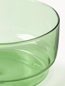 Miseczka ze szkła borokrzemowego Torino, 2 szt., Szkło borokrzemowe, Zielony, transparentny,, S 12 x W 6 cm