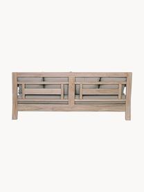 Divano da giardino 4 posti in legno di teak Bali, Struttura: legno di teak certificato, Tessuto greige, grigio scuro, legno di teak, Larg. 190 x Prof. 112 cm