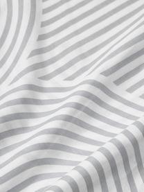 Baumwoll-Bettdeckenbezug Arcs, Webart: Renforcé Fadendichte 144 , Grau, Weiss, B 200 x L 200 cm