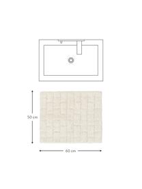 Tappeto da bagno morbido bianco crema Metro, 100% cotone
Qualità resistente, 1900 g/m², Bianco crema, Larg. 50 x Lung. 60 cm